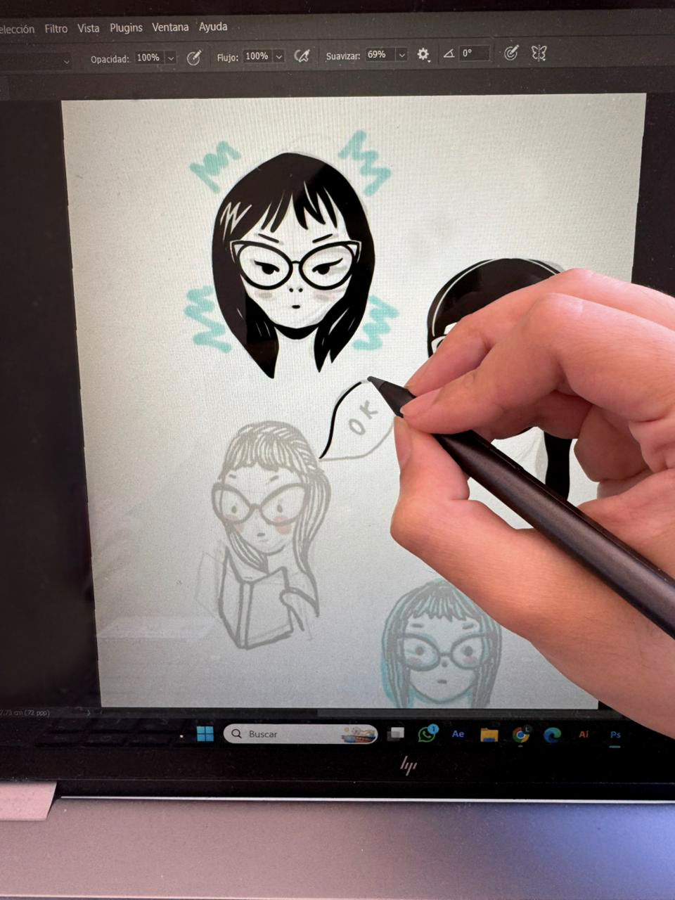 Proceso de digitalización de ilustraciones