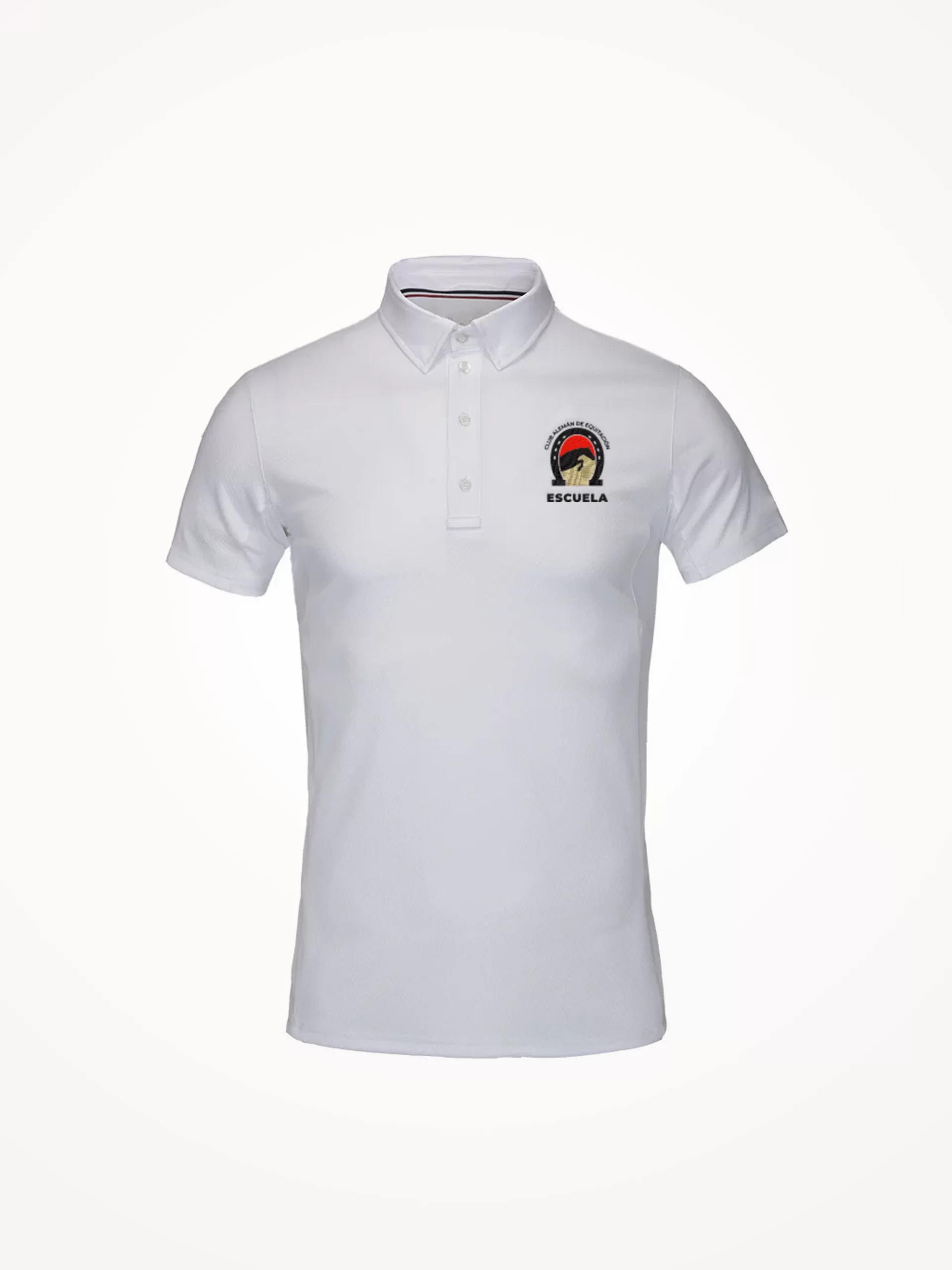 Mockup de aplicacion de la marca en remera blanca