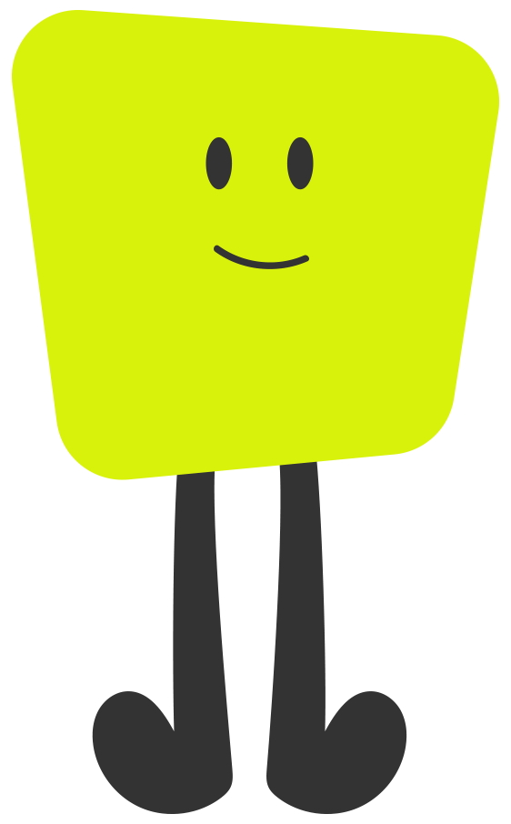 Ilustración de personaje representando servicio de diseño gráfico en Fika Estudio